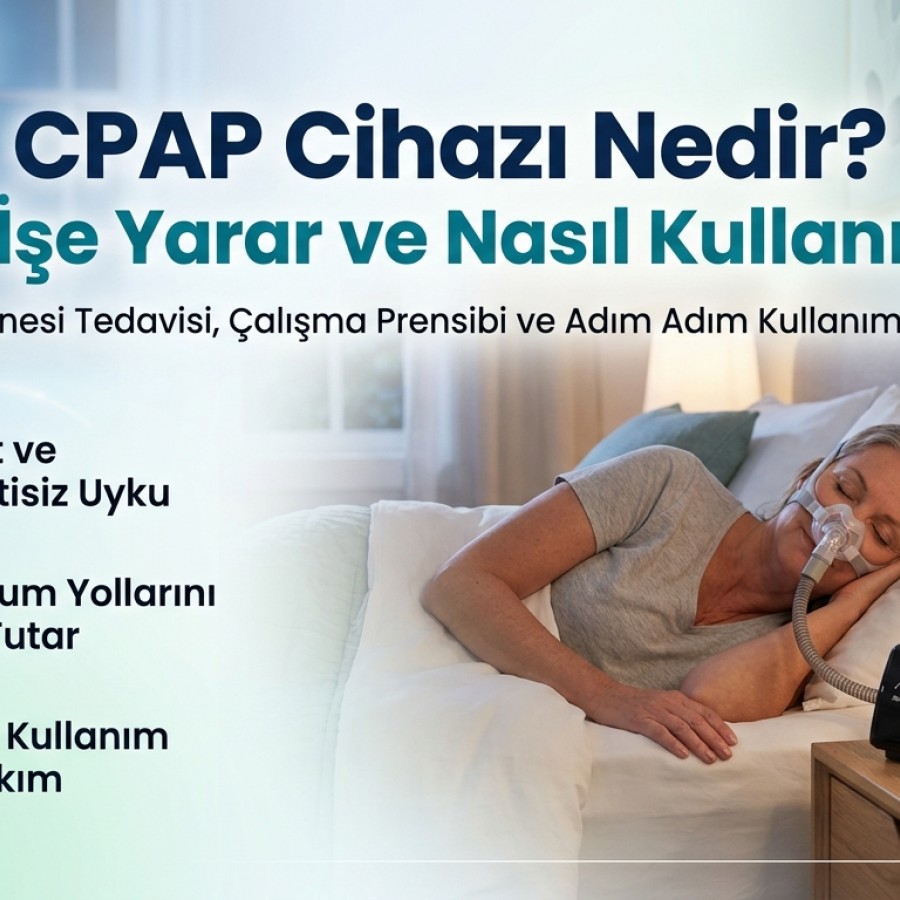 CPAP Cihazı Nedir? Ne İşe Yarar ve Nasıl Kullanılır? CPAP Cihazı Nedir? Ne İşe Yarar ve Nasıl Kullanılır?