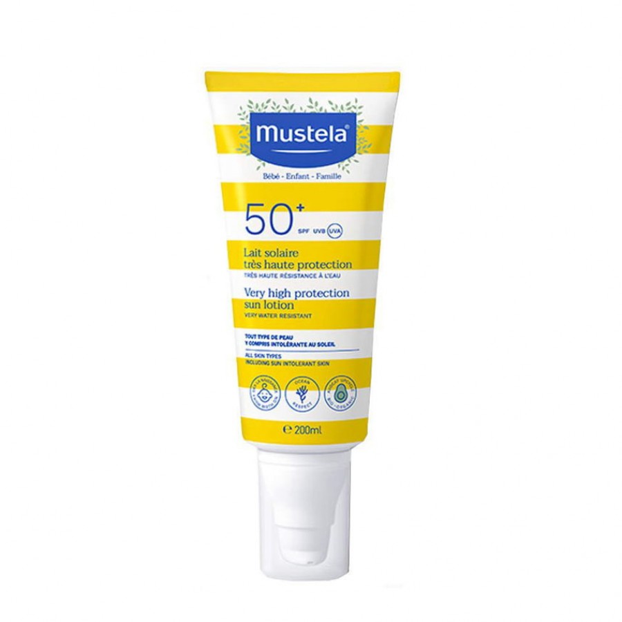 Mustela Çok Yüksek Koruma Faktörlü Güneş Losyonu SPF50+ 200ml